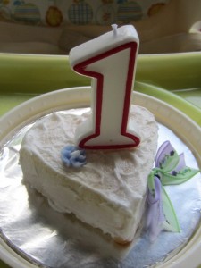 Peanut's First Birthday Cake