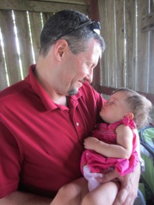 Peanut with Her NICU Doctor