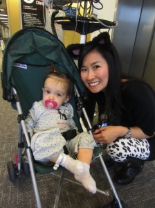 Peanut and Nurse Trang ready to start trick-or-treating!