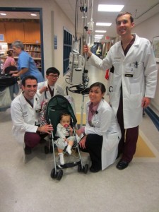 Peanut and her surgical Fellow & Residents.  A great group of people...really they are so kind and personable!