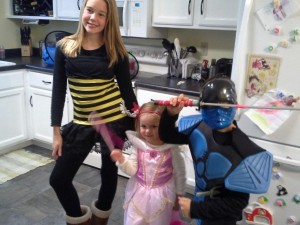 The Honey Bee, The Princess, and The Ninja